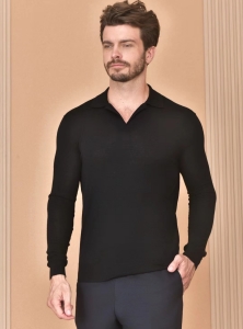 loro piana buttonless polo-shirt